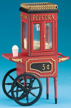 Dollhouse Miniature Old Fashion Popcorn Machine